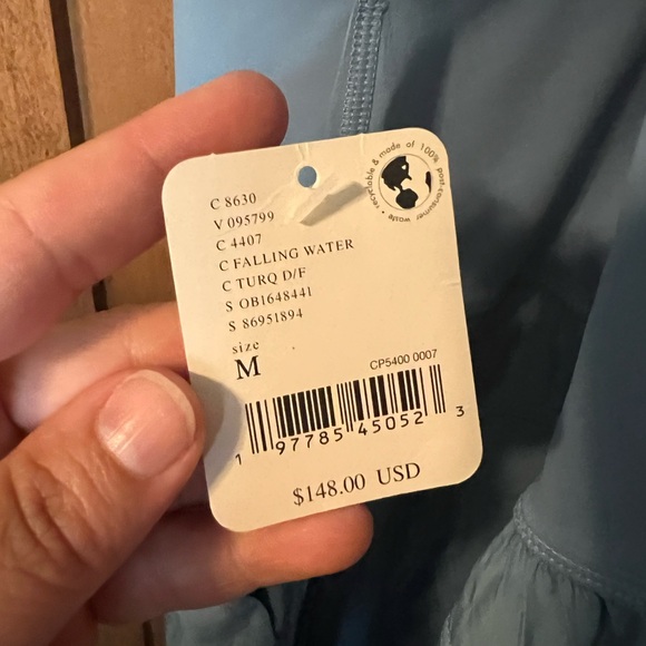 Free People Turquoise Righteous Jumpsuit - Picture 6 of 8